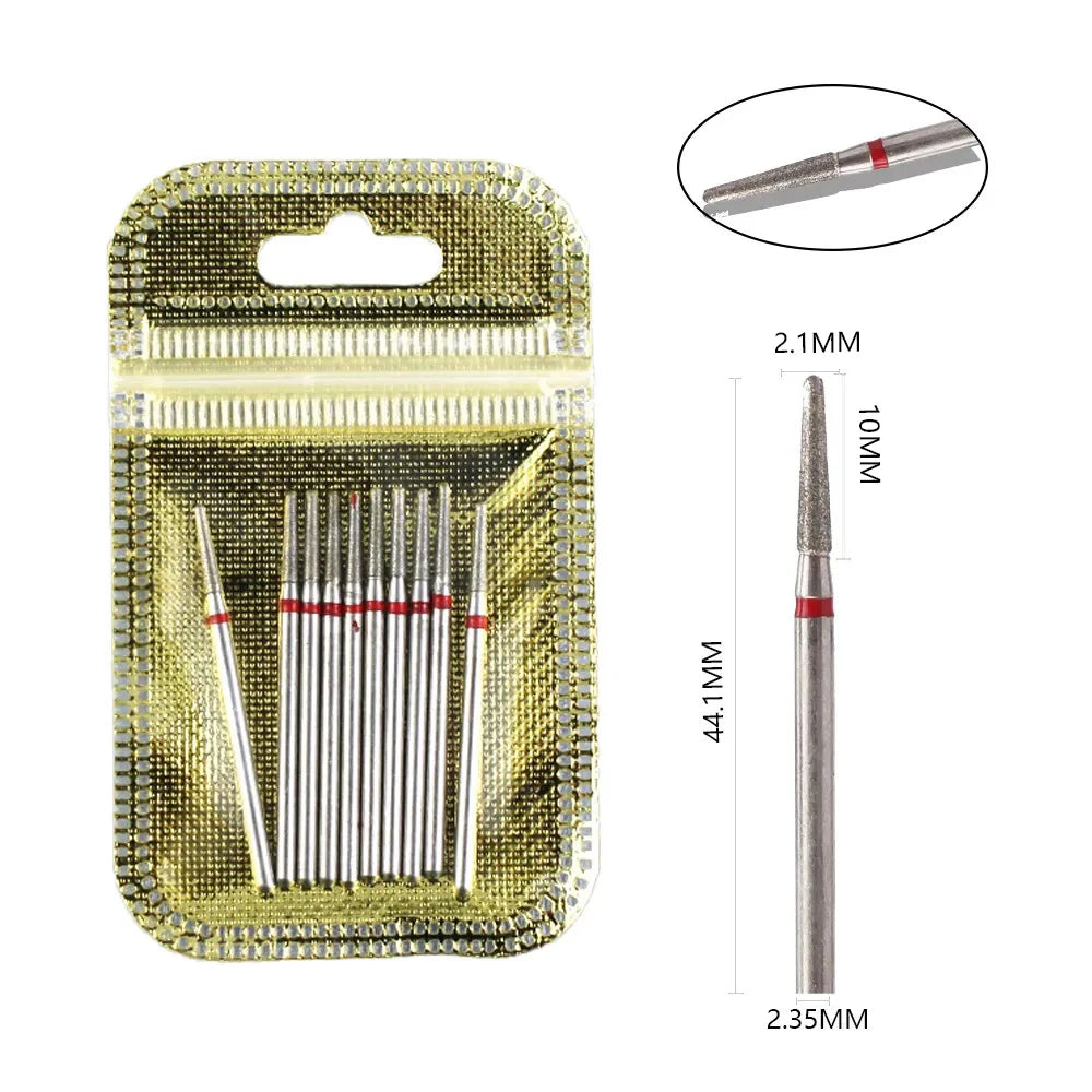 Diamond Drill Bit Set for Professional Nail Manicure