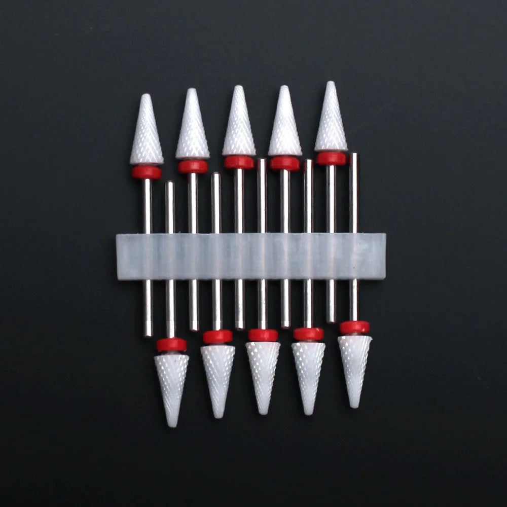 Ceramic Nail Drill Bit Set for Manicure and Pedicure