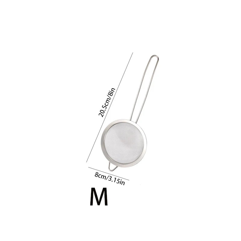 Stainless Steel Fine Mesh Kitchen Strainer Set - 13