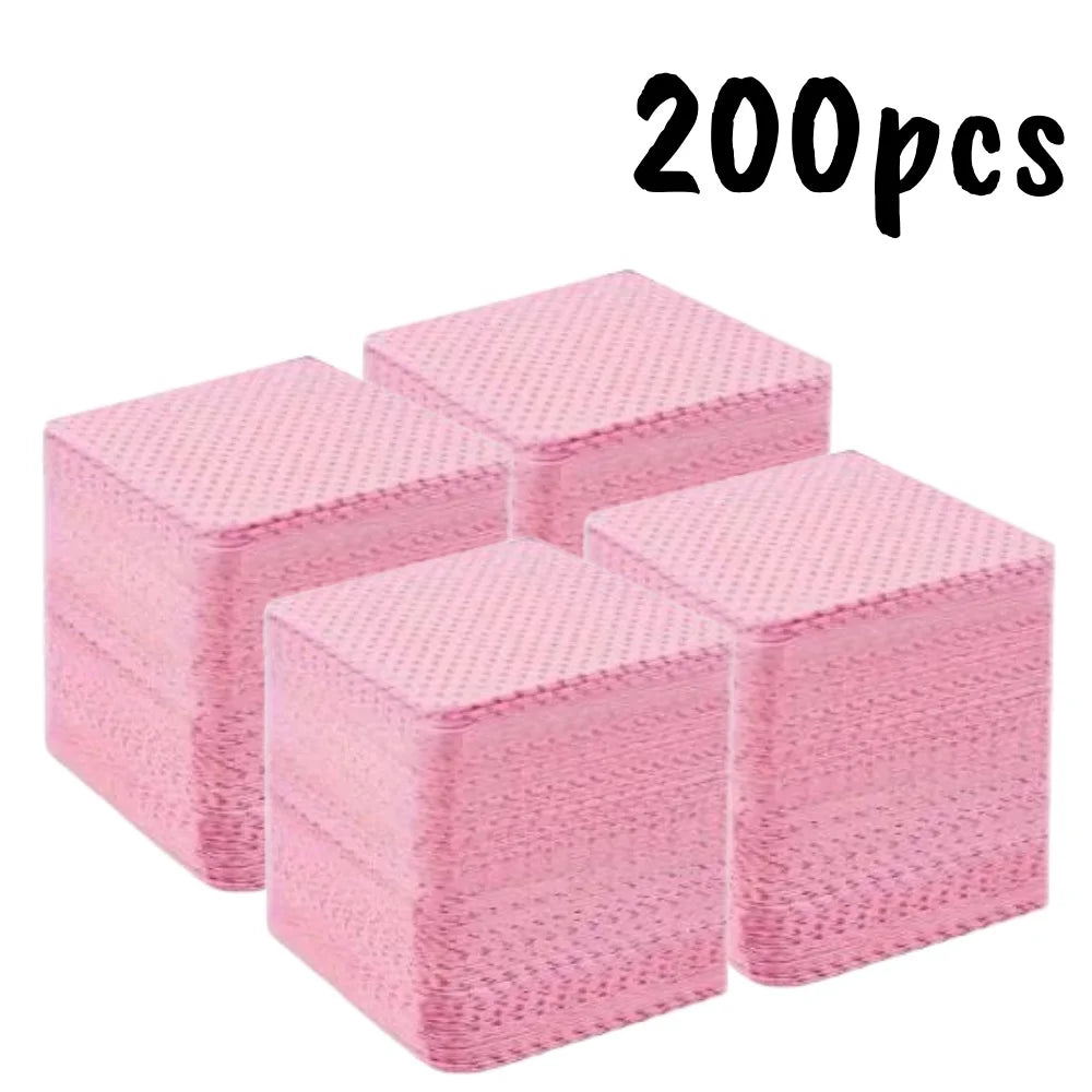 Lint-Free Nail Wipes for Gel Polish Removal - 20