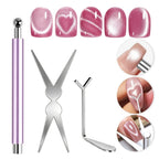Professional Cat Eye Nail Art Magnet Set