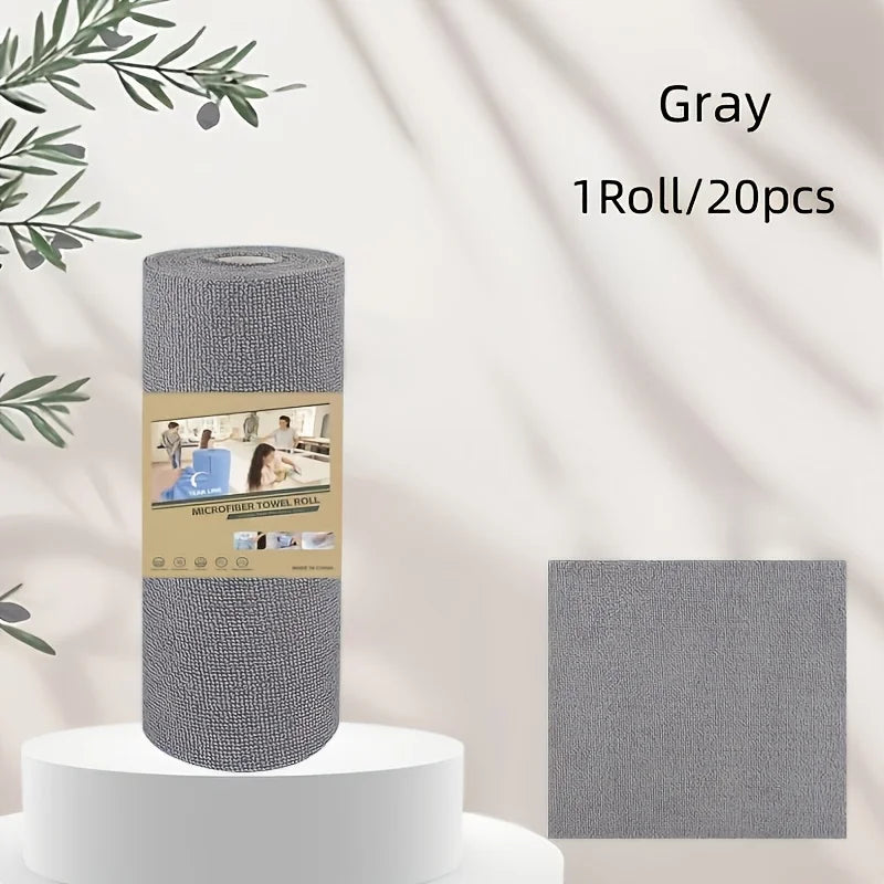 Reusable Washable Kitchen Cleaning Cloth Roll - 16