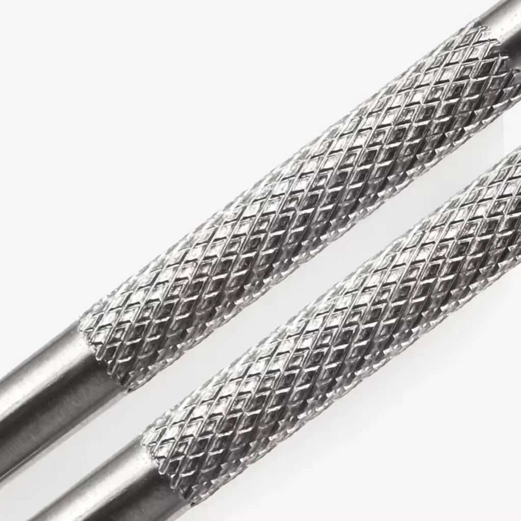 Double-Ended Stainless Steel Cuticle Pusher and Nail Cleaner