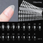 Matte Soft Gel Full Cover Almond Nail Tips