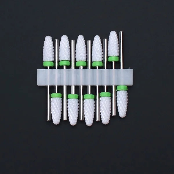 Ceramic Nail Drill Bit Set for Manicure and Pedicure