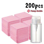 Lint-Free Nail Cleaning Wipes for Manicure and Eyelash Prep