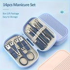 Professional Stainless Steel Manicure and Pedicure Grooming Kit