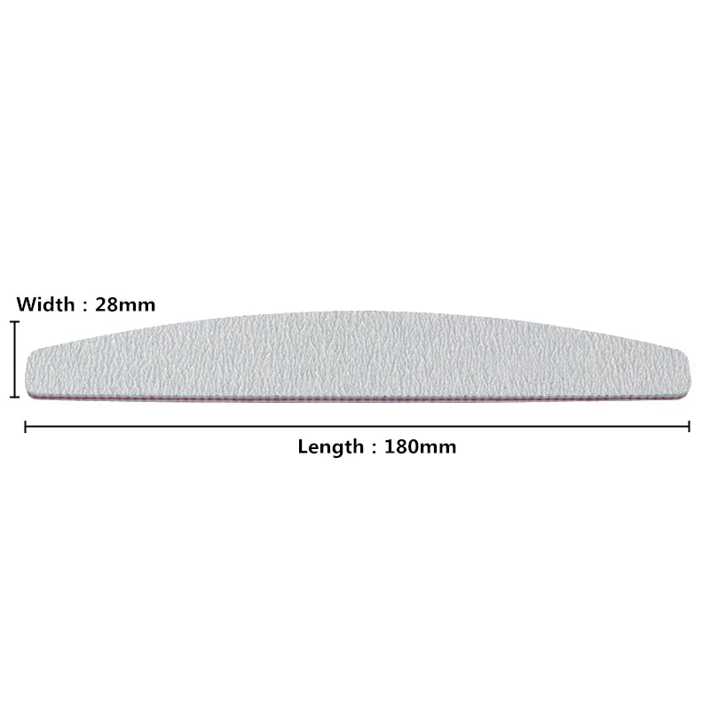 Professional Double-Sided Nail File for Manicures