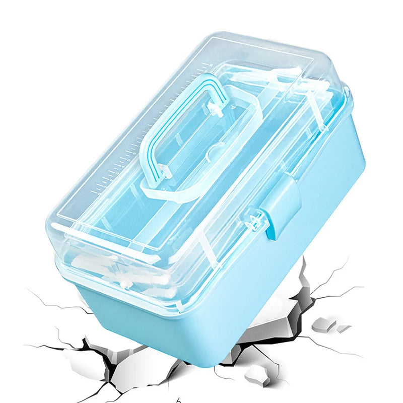 Multilayer Portable Organizer Box for Home Supplies