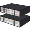 Foldable Under-Bed Storage Organizer for Bedding and Clothes