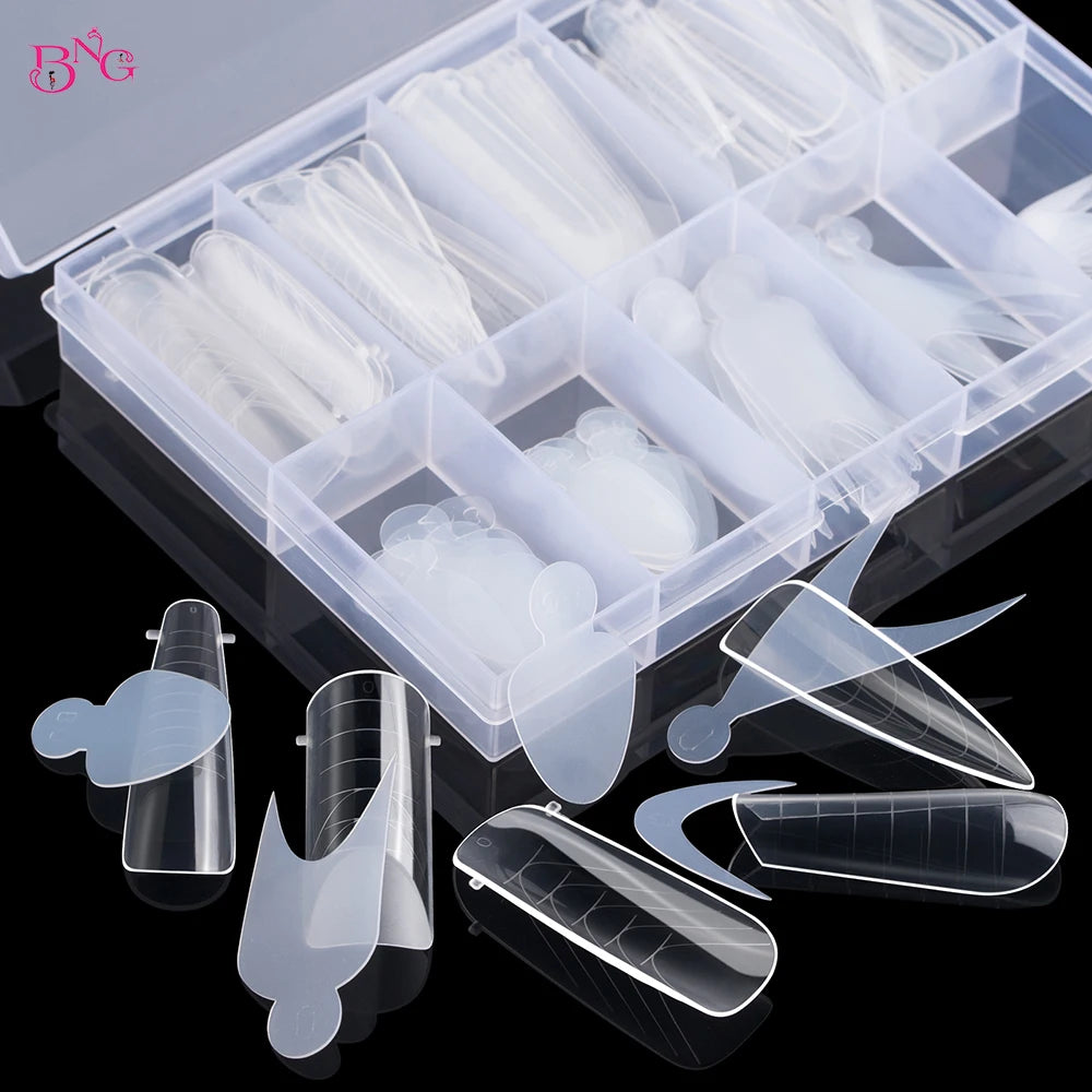 Dual Form Nail Extension Molds for Perfect Manicures