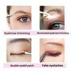 Illuminated LED Eyebrow Tweezer for Precision Grooming