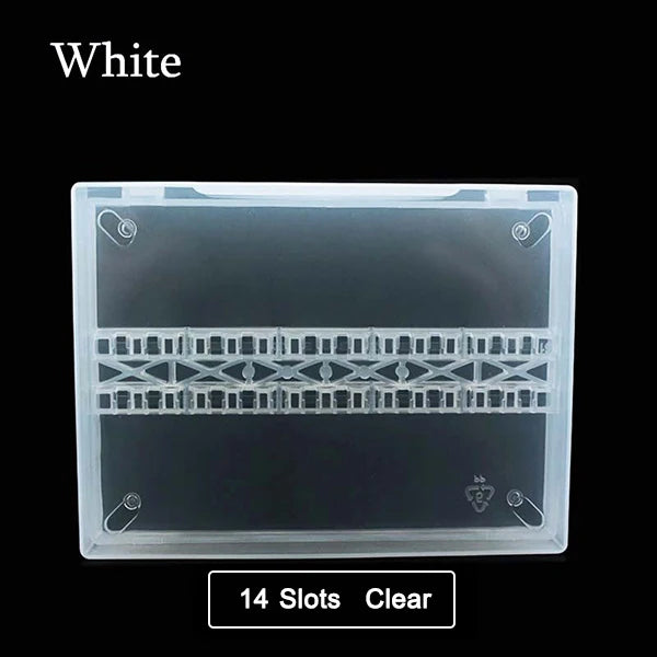 Clear Nail Drill Bit Storage Case