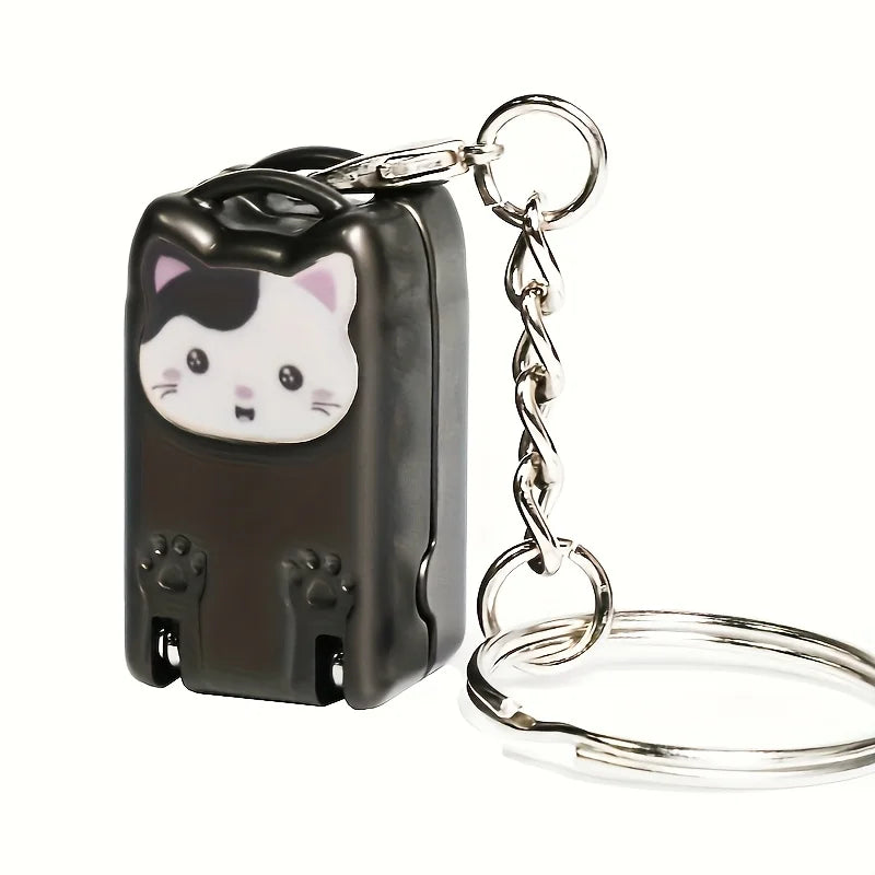 Foldable Kitten Keychain Nail Clipper