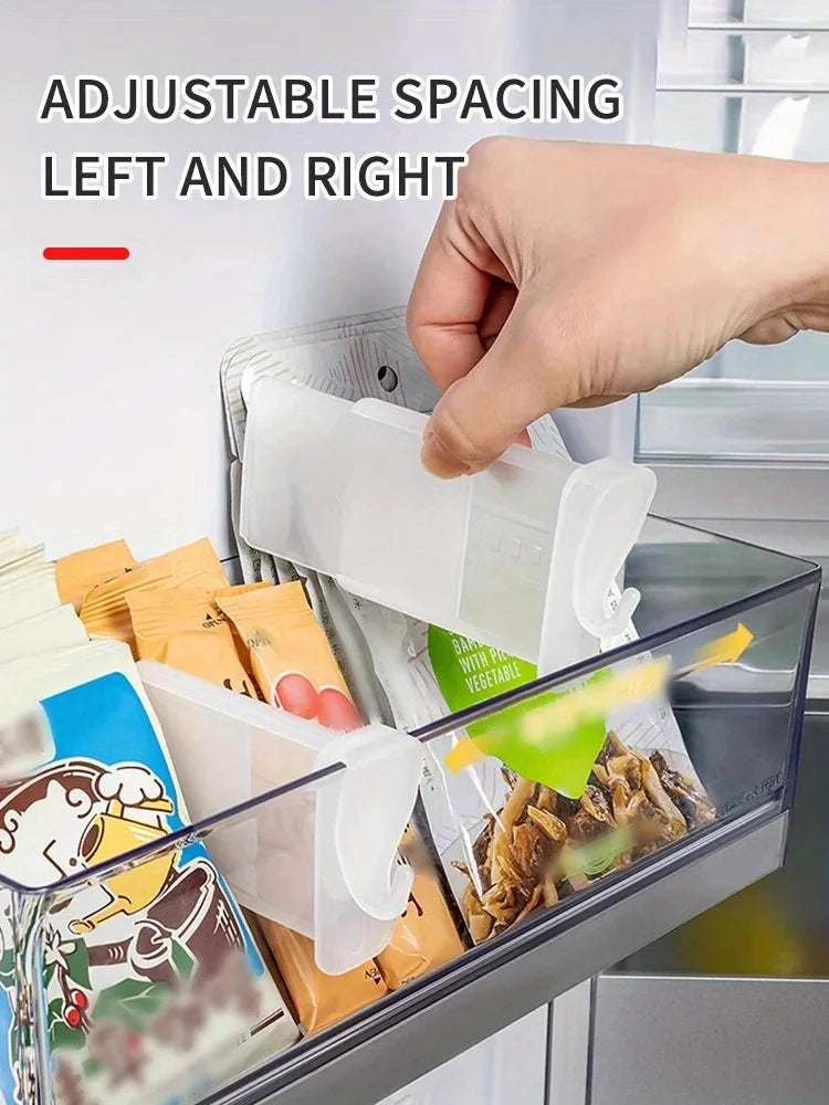 Adjustable Refrigerator Shelf Organizer Dividers