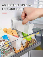 Adjustable Refrigerator Shelf Organizer Dividers
