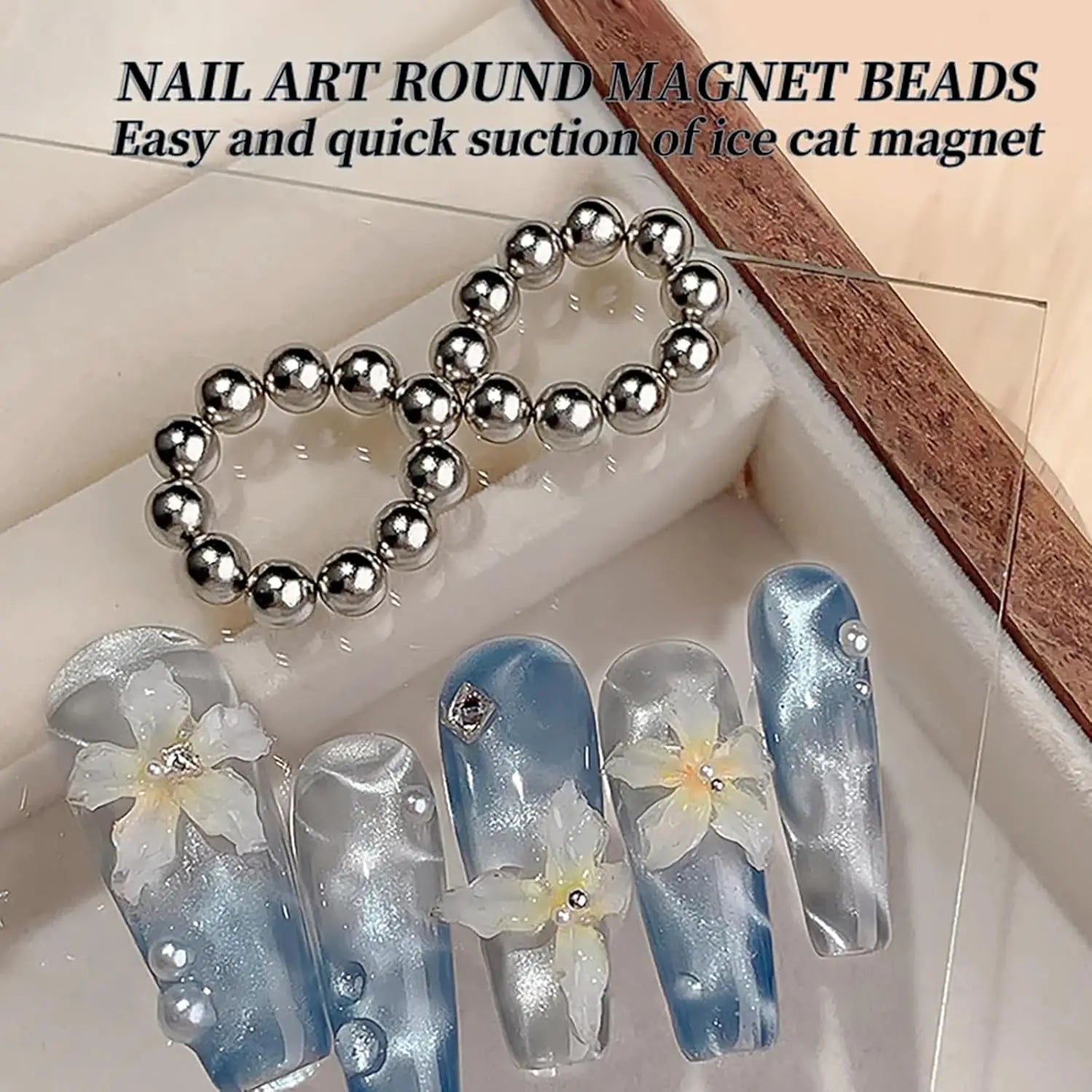 Magnetic Nail Art Tool for Cat Eye Designs