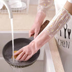 Extra-Long Waterproof Cleaning Gloves