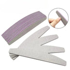 Professional Dual-Sided Half Moon Nail Files