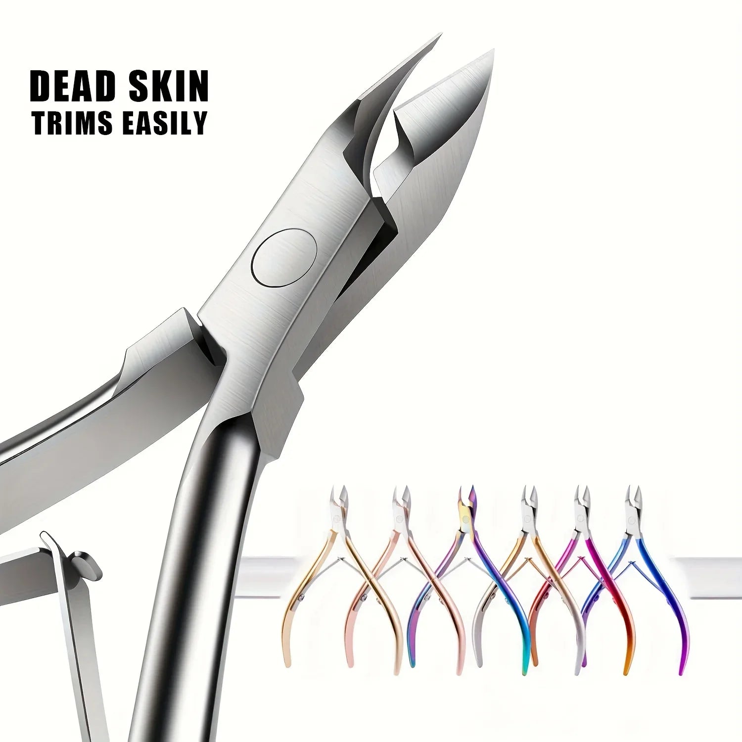 Professional Stainless Steel Cuticle Nipper for Manicure - 8