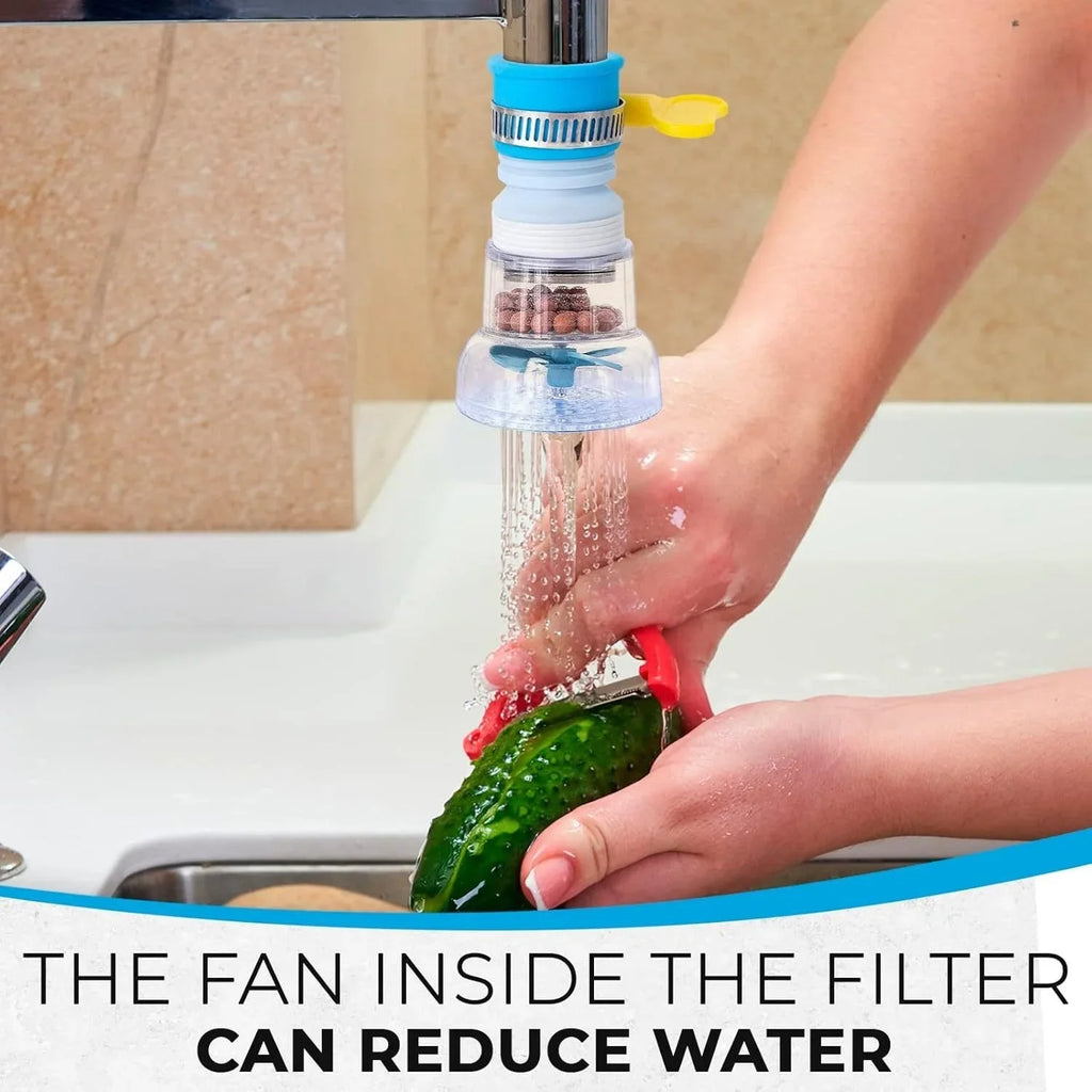 360-Degree Flexible Kitchen Faucet Water Filter