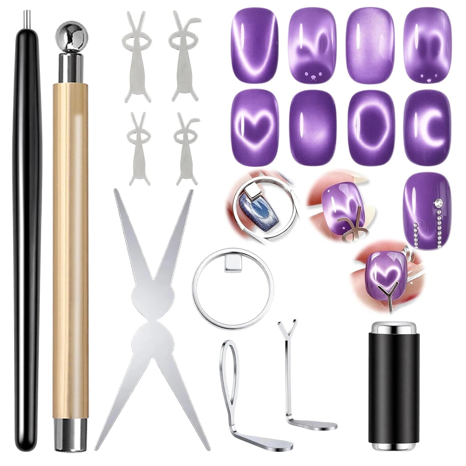 Cat Eye Nail Art Magnetic Tool Set