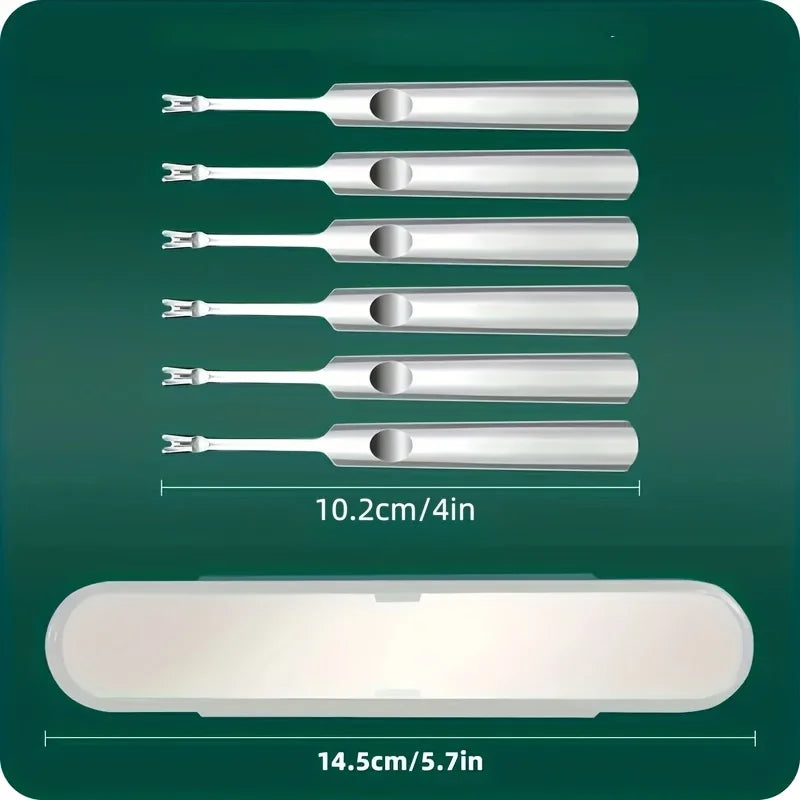 Professional Stainless Steel U-Shaped Cuticle Pusher