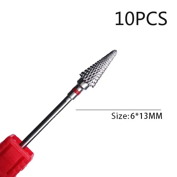 Professional Tungsten Carbide Nail Drill Bit Set