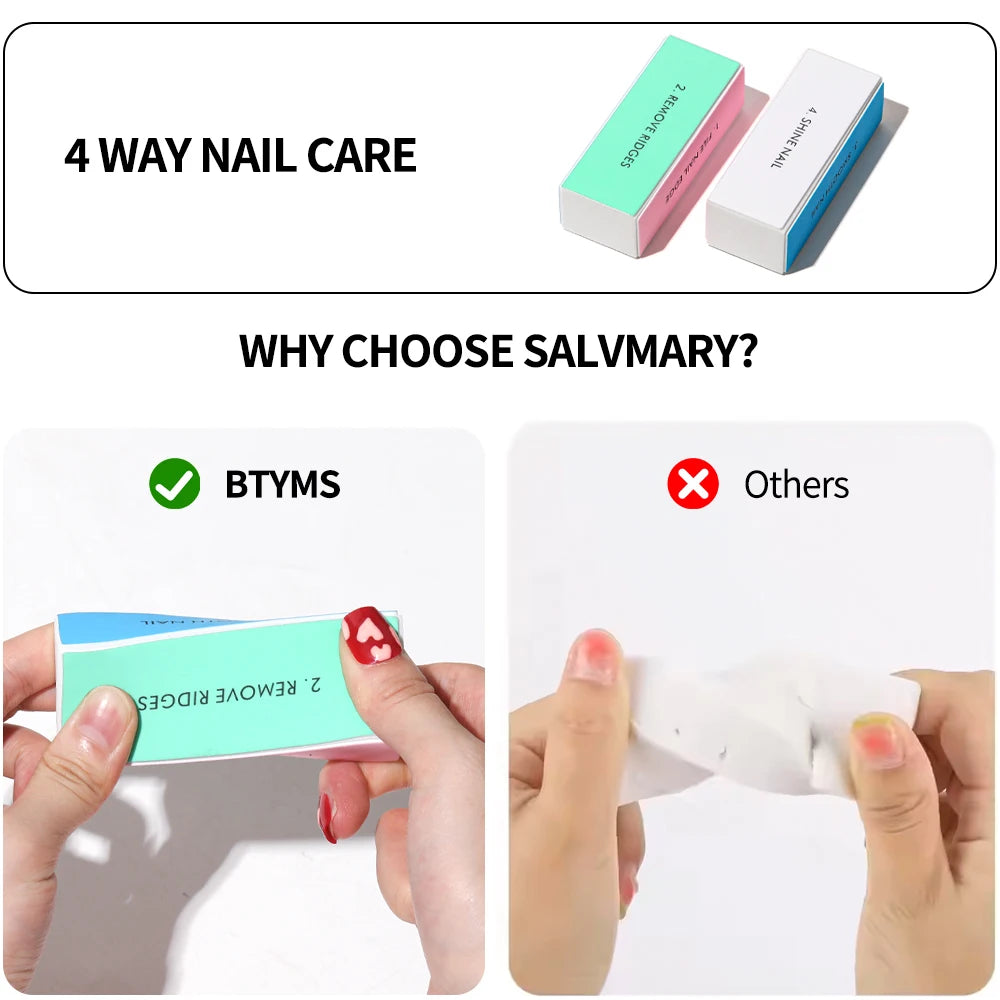 4-Way Professional Nail Buffer Block