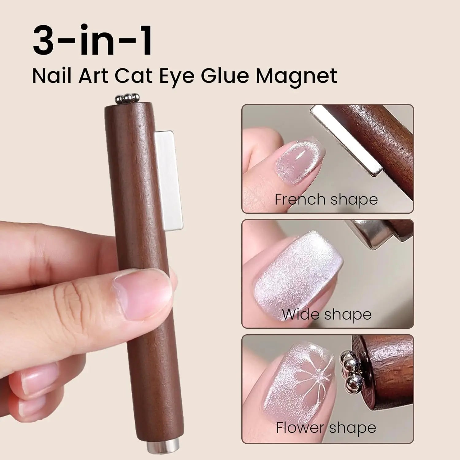 Professional Cat Eye Nail Art Magnet Set - 8