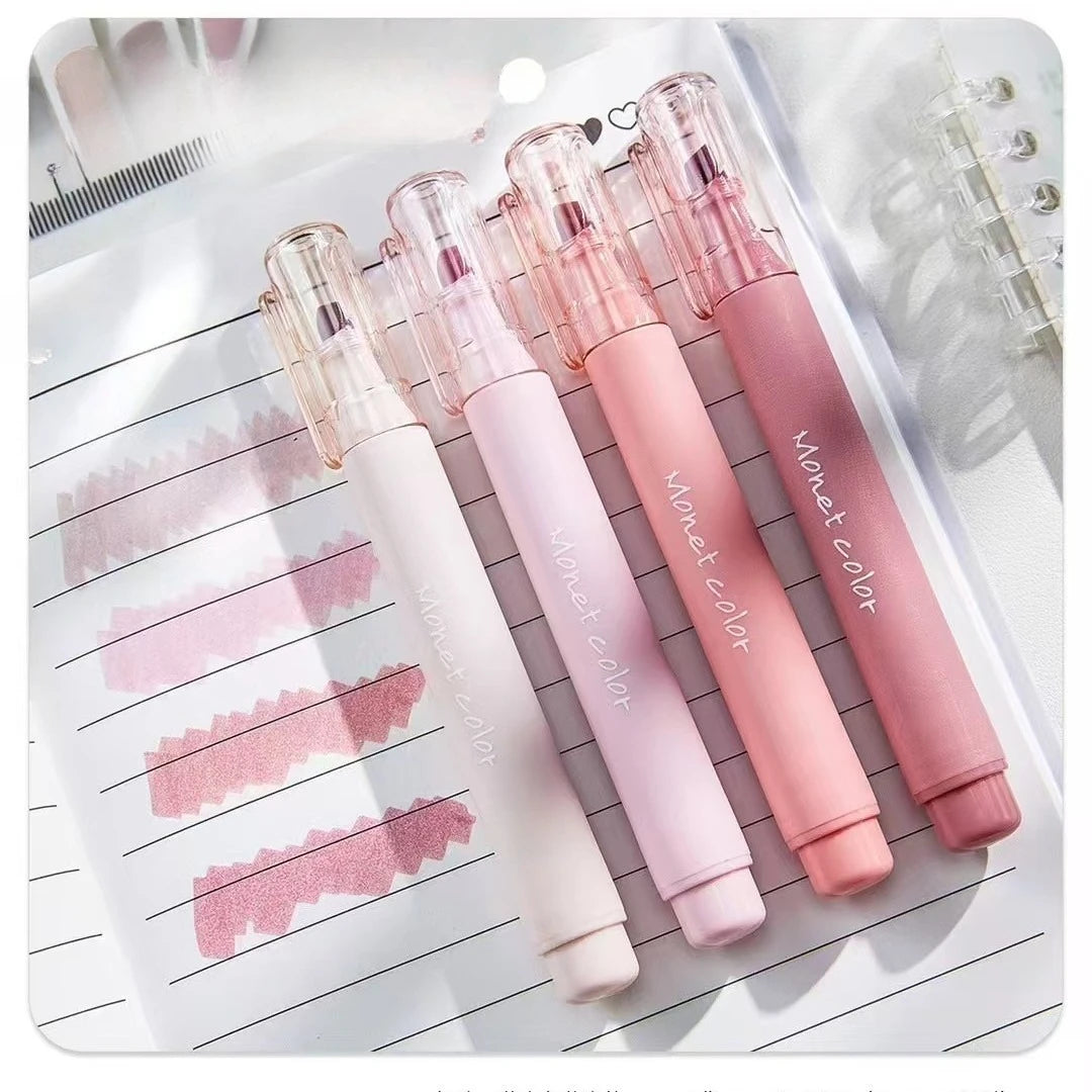 Soft-Touch Pastel Gel Highlighter Pens - 14