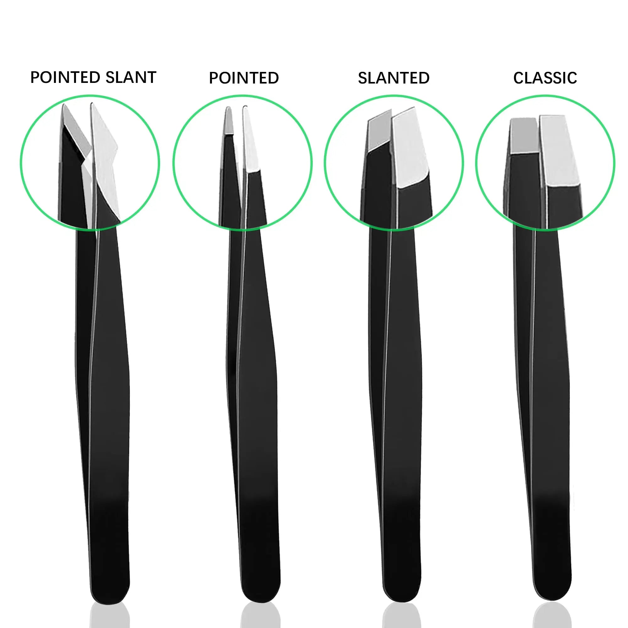 Precision Stainless Steel Tweezer Set for Grooming