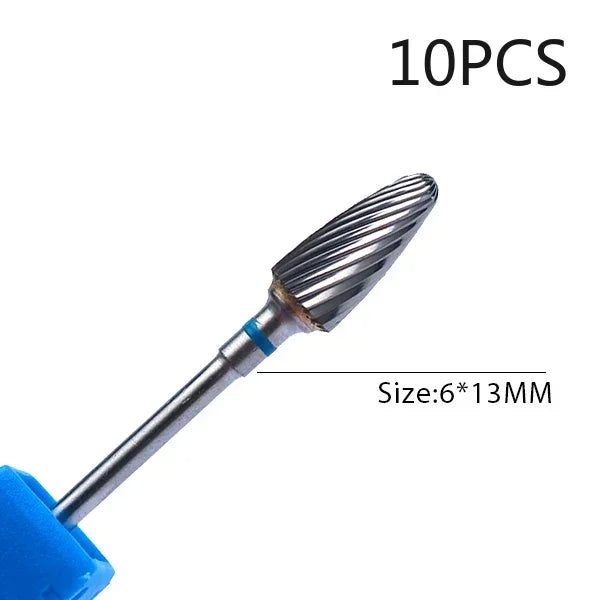 Professional Tungsten Carbide Nail Drill Bit Set
