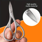 Professional Precision Curved Nail and Grooming Scissors