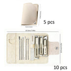 Professional Stainless Steel Manicure and Pedicure Grooming Kit