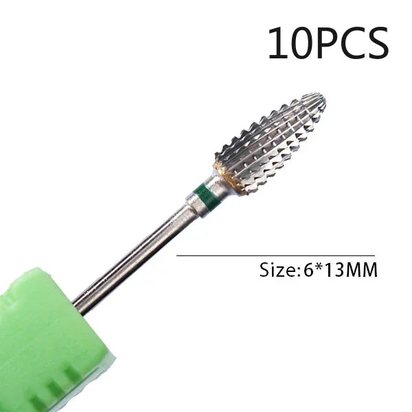 Professional Tungsten Carbide Nail Drill Bit Set
