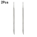Double-Ended Stainless Steel Cuticle Pusher and Nail Cleaner