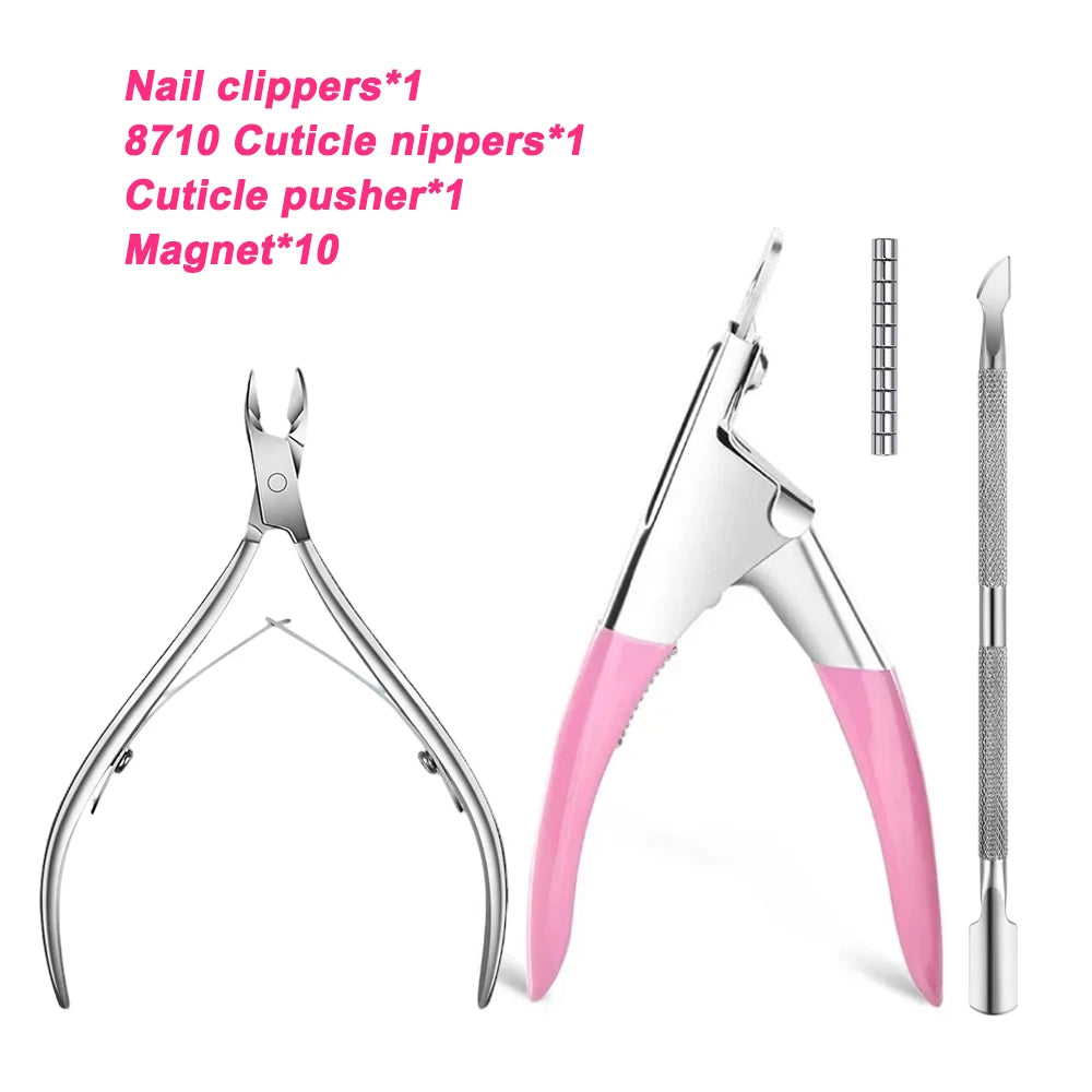 Professional Manicure and Cat Eye Nail Art Kit