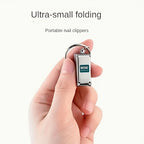 Compact Folding Nail Clippers for Travel and Daily Use