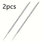 Professional Stainless Steel Cuticle Pusher and Nail Cleaner