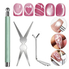 Professional Cat Eye Nail Art Magnet Set