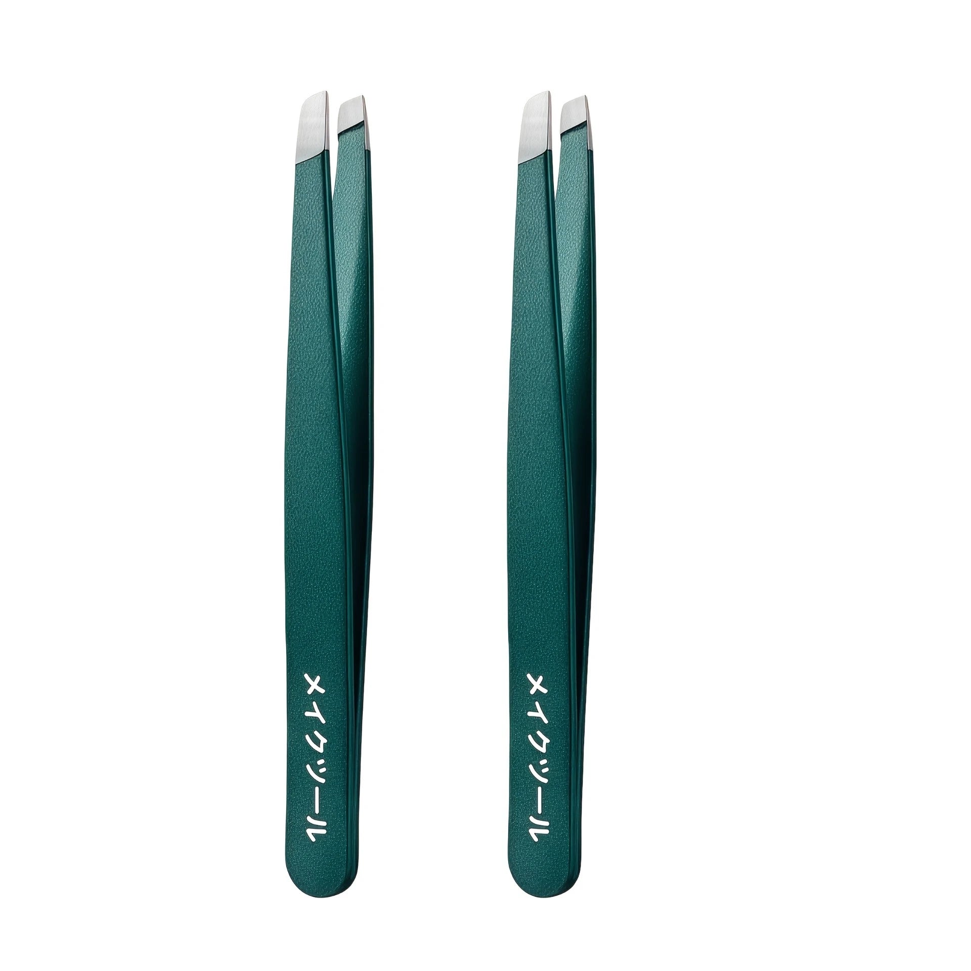 Precision Slanted Tip Tweezers for Hair Removal - 13