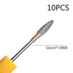 Professional Tungsten Carbide Nail Drill Bit Set