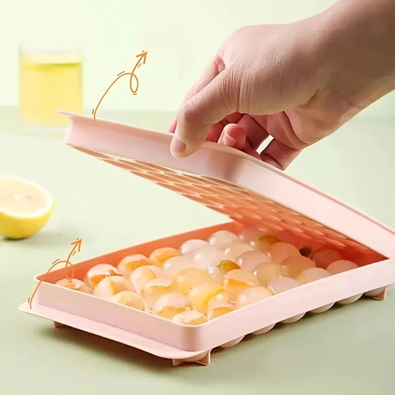 Round Ice Ball Maker Tray for Cocktails - 6