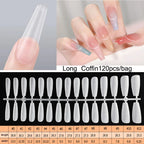 Matte Soft Gel Press-On Nail Tips