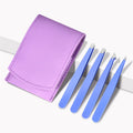 Precision Stainless Steel Eyebrow Tweezer Set