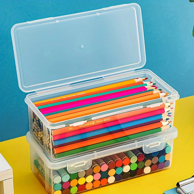 Transparent Stationery Storage Case