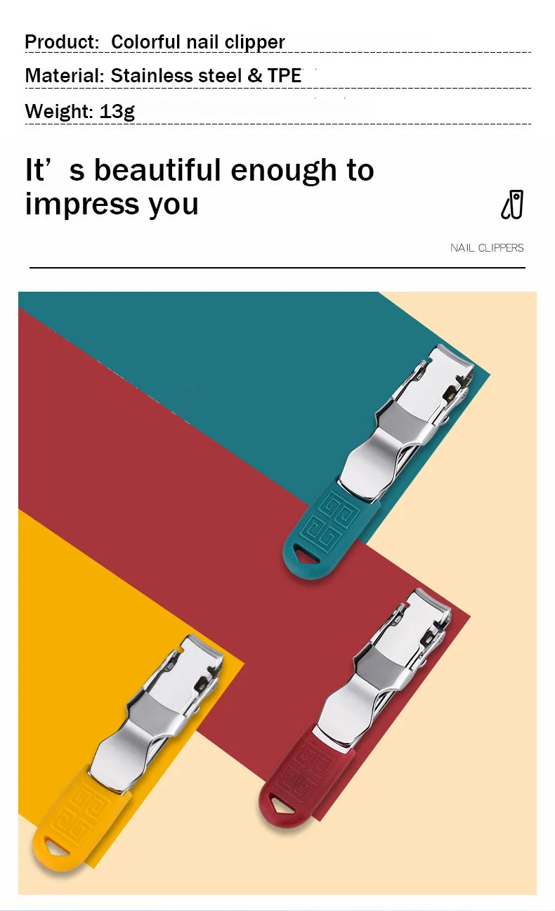 Ultra-Thin Foldable Stainless Steel Nail Clipper - 10