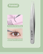 Professional Stainless Steel Eyebrow Tweezer Grooming Set