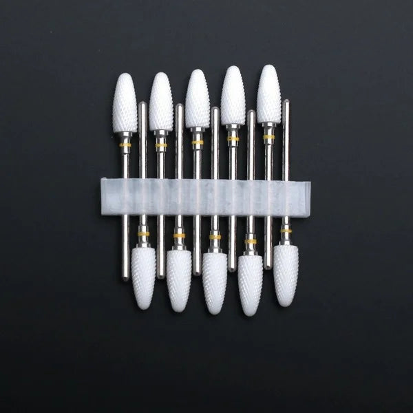 Ceramic Nail Drill Bit Set for Manicure and Pedicure